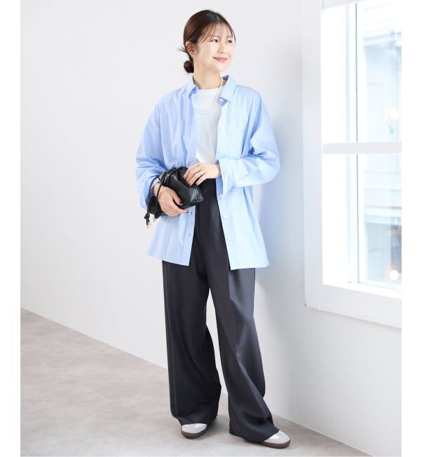 SLOBE IENA「《追加5予約》SLOBE 3WAY スムース巾着バッグ」|その他|