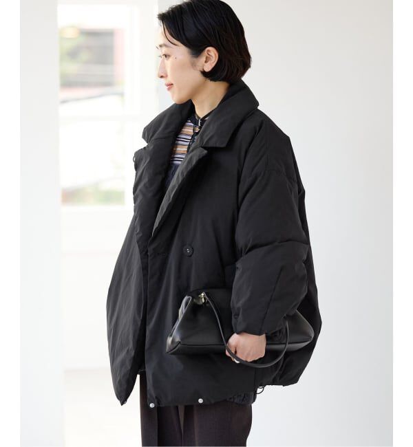 IENA「《追加3予約/一部店舗限定カラーあり》ARTIROSA撥水テイラーコクーンダウン」|ダウン|