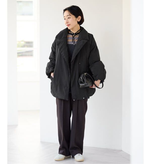 IENA「《追加3予約/一部店舗限定カラーあり》ARTIROSA撥水テイラーコクーンダウン」|ダウン|