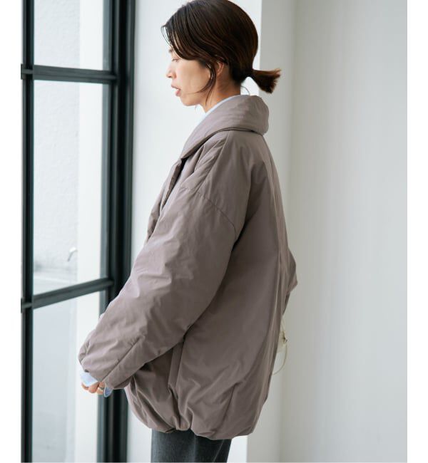 IENA「《追加3予約/一部店舗限定カラーあり》ARTIROSA撥水テイラーコクーンダウン」|ダウン|