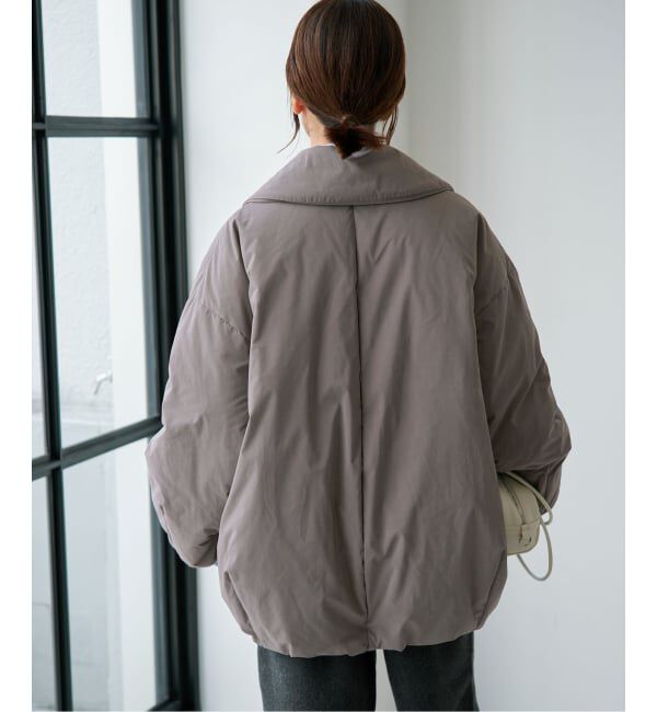 IENA「《追加3予約/一部店舗限定カラーあり》ARTIROSA撥水テイラーコクーンダウン」|ダウン|