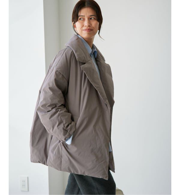 IENA「《追加3予約/一部店舗限定カラーあり》ARTIROSA撥水テイラーコクーンダウン」|ダウン|