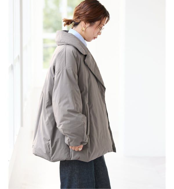 IENA「《追加3予約/一部店舗限定カラーあり》ARTIROSA撥水テイラーコクーンダウン」|ダウン|
