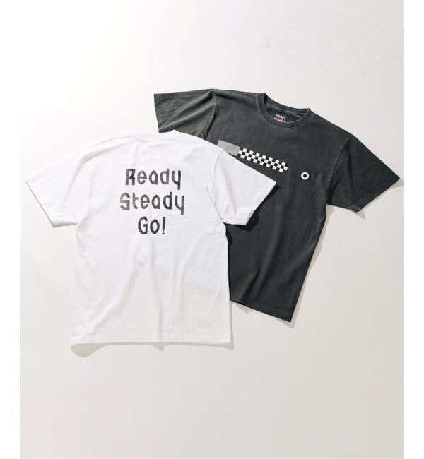 EDIFICE「Ready Steady Go! &times; 島津由行 別注 プリント Tシャツ」|Tシャツ・カットソー|