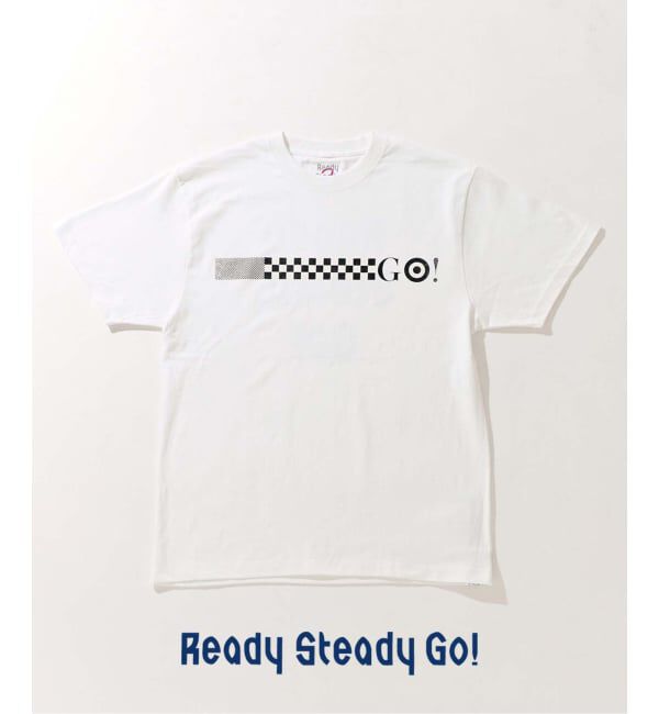 EDIFICE「Ready Steady Go! &times; 島津由行 別注 プリント Tシャツ」|Tシャツ・カットソー|ホワイト A
