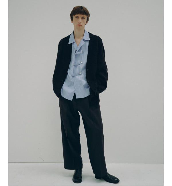 EDIFICE「《予約》Hedie.+ 4tabs Stripe Shirt」|シャツ・ブラウス|