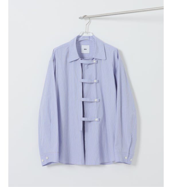 EDIFICE「《予約》Hedie.+ 4tabs Stripe Shirt」|シャツ・ブラウス|