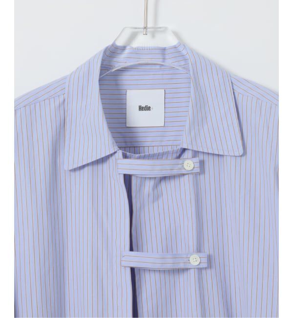 EDIFICE「《予約》Hedie.+ 4tabs Stripe Shirt」|シャツ・ブラウス|