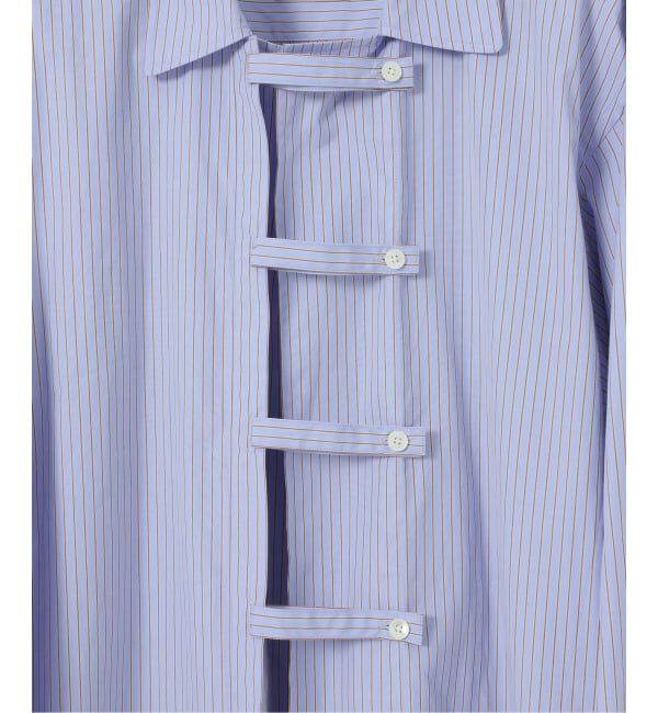 EDIFICE「《予約》Hedie.+ 4tabs Stripe Shirt」|シャツ・ブラウス|