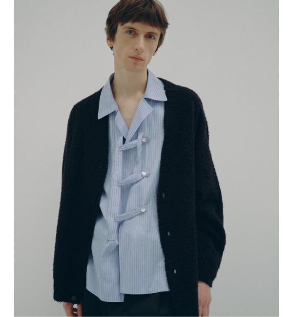 EDIFICE「《予約》Hedie.+ Shaggy Cardigan」|カーディガン|ブラック