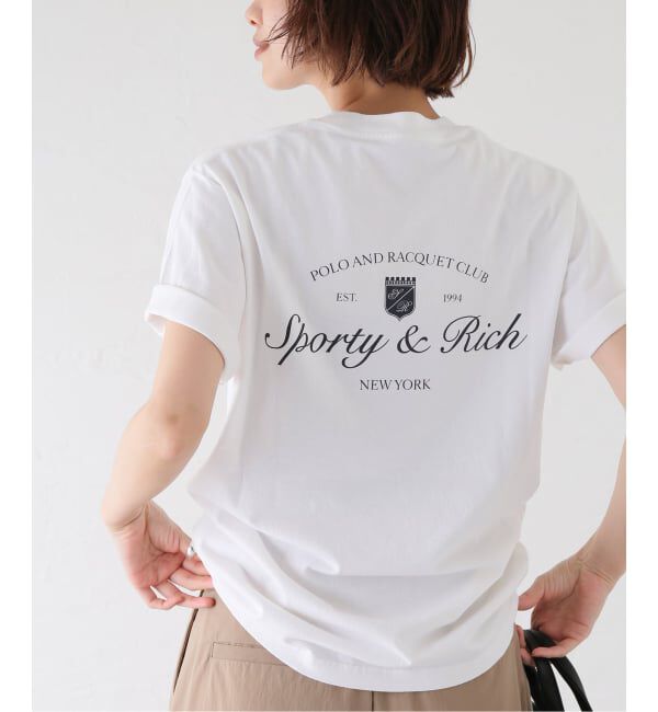 journal standard L'essage「SPORTY&RICH/スポーティアンドリッチ Syracuse Tシャツ」|Tシャツ・カットソー|ホワイト