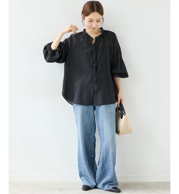 JOURNAL STANDARD relume「《WEB限定予約》ピンタックフリルブラウス」|シャツ・ブラウス|