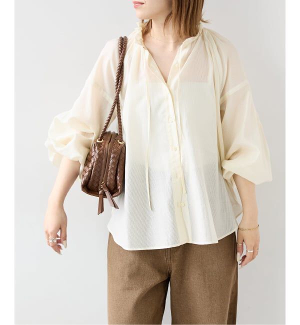 JOURNAL STANDARD relume「《WEB限定予約》ピンタックフリルブラウス」|シャツ・ブラウス|
