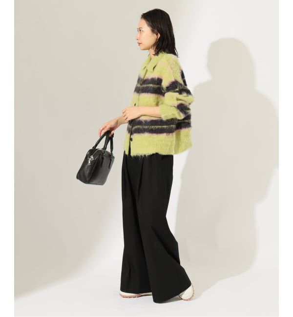 JOURNAL STANDARD「《予約》シャギーボーダーニット」|カーディガン|