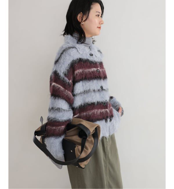 JOURNAL STANDARD「《予約》シャギーボーダーニット」|カーディガン|