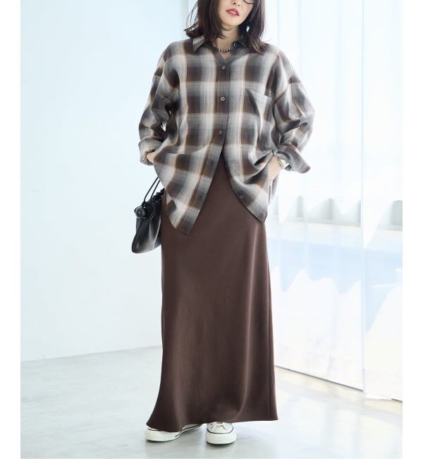 journal standard L'essage「《予約》DEVEAUX/ネルチェック 2WAYシャツ」|シャツ・ブラウス|