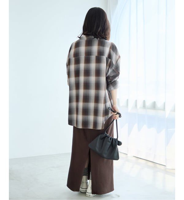 journal standard L'essage「《予約》DEVEAUX/ネルチェック 2WAYシャツ」|シャツ・ブラウス|