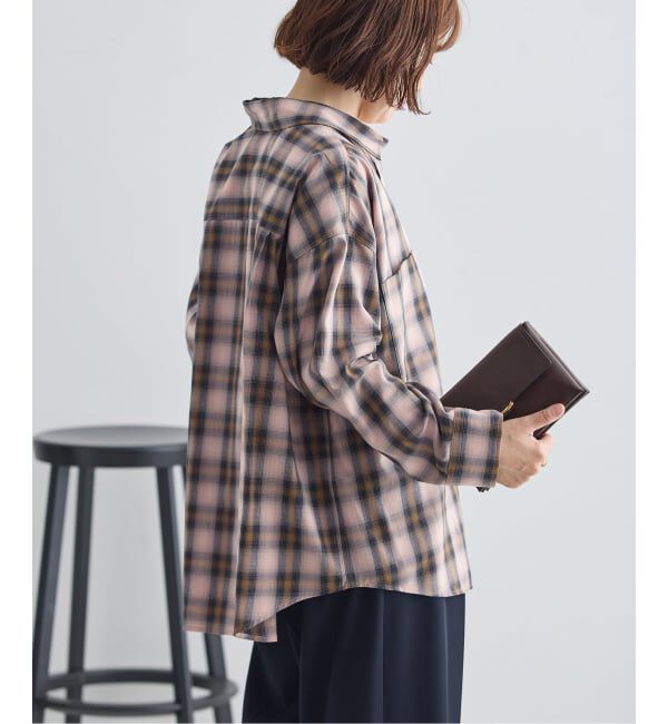 journal standard L'essage「《予約》DEVEAUX/ネルチェック 2WAYシャツ」|シャツ・ブラウス|