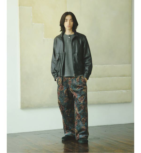 JOURNAL STANDARD「《予約》ニュージーランド ラム ダッド レザー スタンド ブルゾン」|ライダースジャケット|