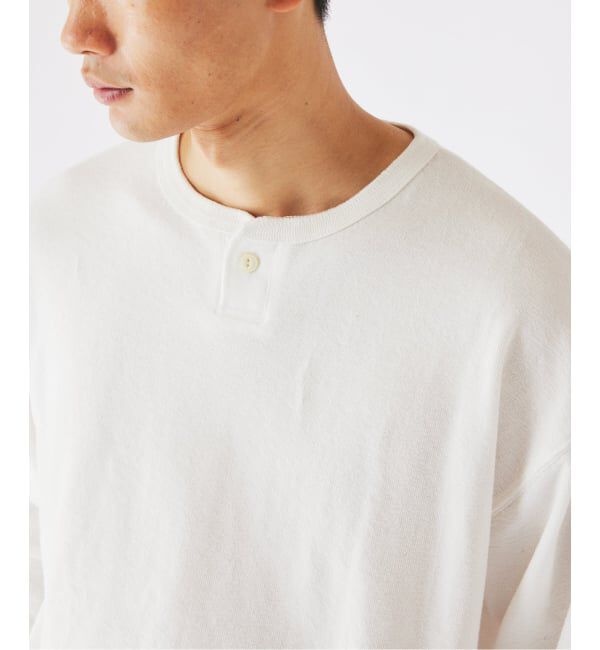 JOURNAL STANDARD relume「《予約》ブロック インレイ 1ボタン ヘンリーネック」|Tシャツ・カットソー|