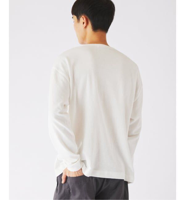 JOURNAL STANDARD relume「《予約》ブロック インレイ 1ボタン ヘンリーネック」|Tシャツ・カットソー|