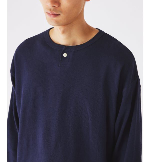 JOURNAL STANDARD relume「《予約》ブロック インレイ 1ボタン ヘンリーネック」|Tシャツ・カットソー|
