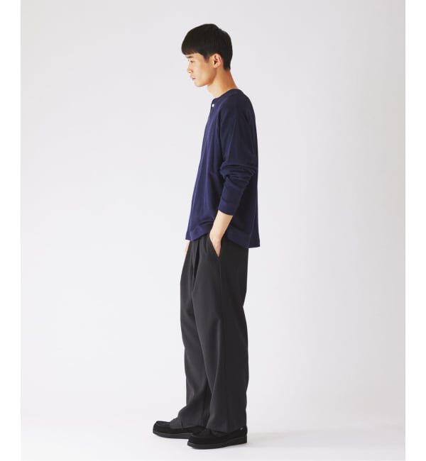 JOURNAL STANDARD relume「《予約》ブロック インレイ 1ボタン ヘンリーネック」|Tシャツ・カットソー|