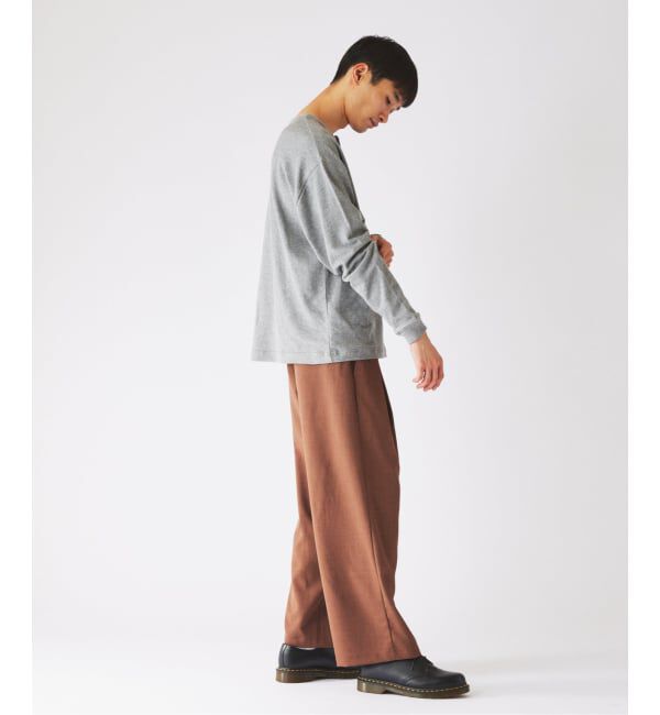 JOURNAL STANDARD relume「《予約》ブロック インレイ 1ボタン ヘンリーネック」|Tシャツ・カットソー|