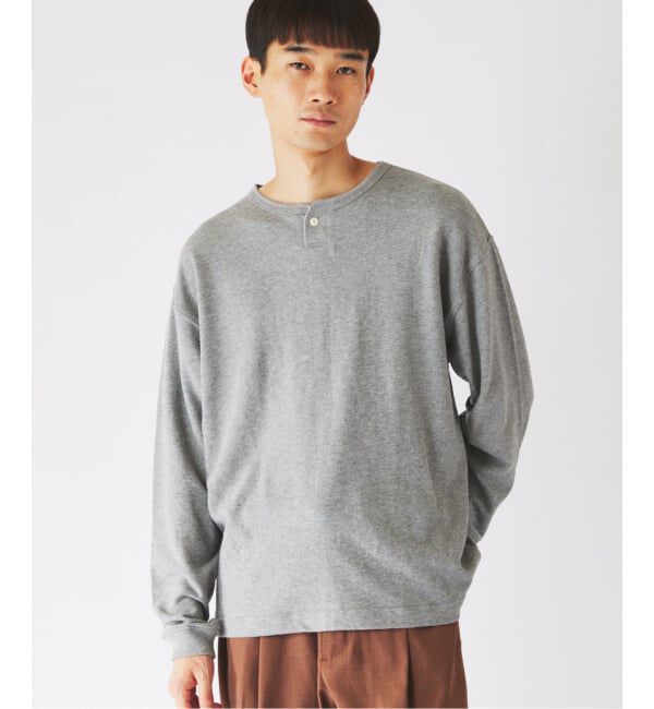 JOURNAL STANDARD relume「《予約》ブロック インレイ 1ボタン ヘンリーネック」|Tシャツ・カットソー|