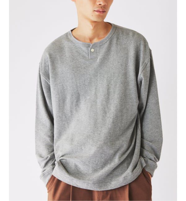 JOURNAL STANDARD relume「《予約》ブロック インレイ 1ボタン ヘンリーネック」|Tシャツ・カットソー|