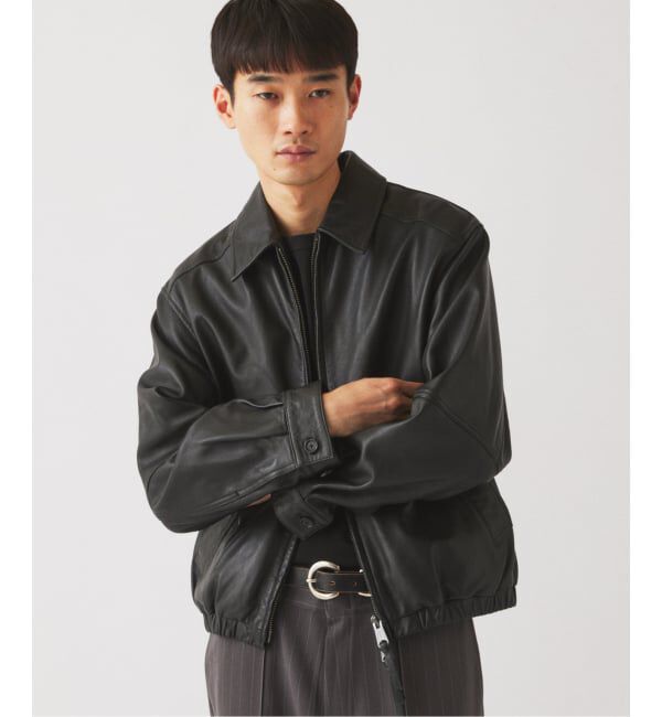 JOURNAL STANDARD relume「《予約》ラムレザー ジップジャケット」|ライダースジャケット|