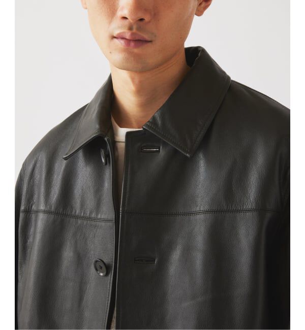 JOURNAL STANDARD relume「《予約》バッファローレザー カーコート」|ライダースジャケット|