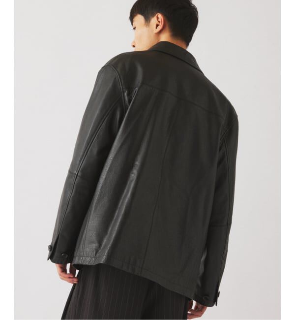 JOURNAL STANDARD relume「《予約》バッファローレザー カーコート」|ライダースジャケット|