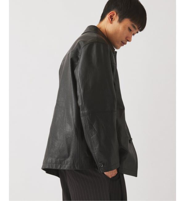 JOURNAL STANDARD relume「《予約》バッファローレザー カーコート」|ライダースジャケット|