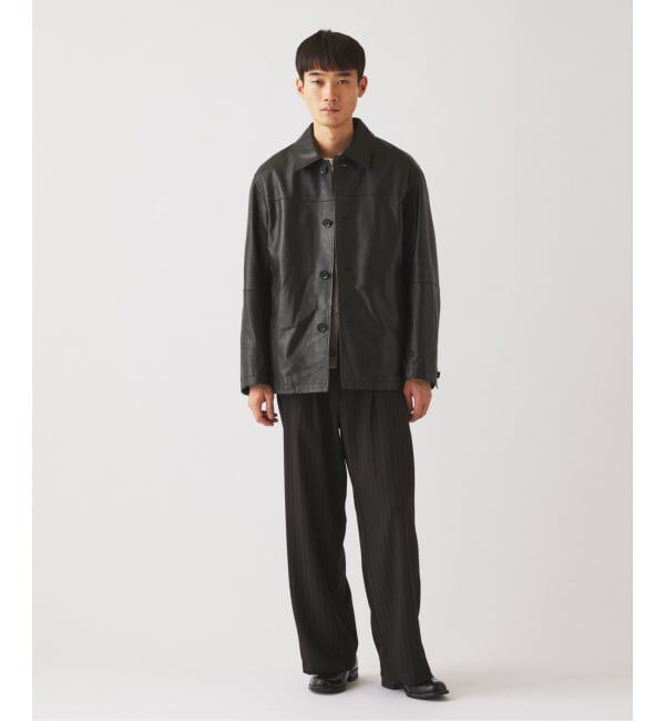 JOURNAL STANDARD relume「《予約》バッファローレザー カーコート」|ライダースジャケット|