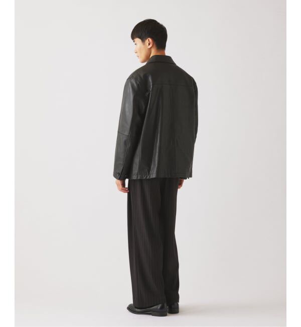 JOURNAL STANDARD relume「《予約》バッファローレザー カーコート」|ライダースジャケット|