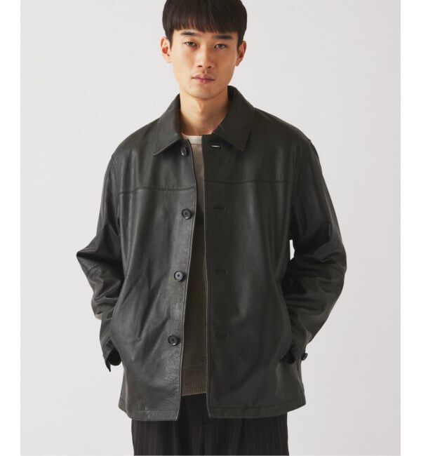 JOURNAL STANDARD relume「《予約》バッファローレザー カーコート」|ライダースジャケット|