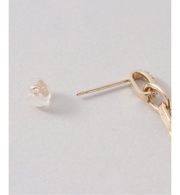 Lilas by Spick&Span「ダイヤバチカンモチーフピアス K10（両耳）」|ピアス|