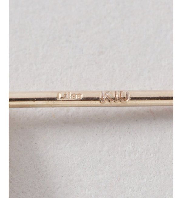 Lilas by Spick&Span「ダイヤバチカンモチーフピアス K10（両耳）」|ピアス|