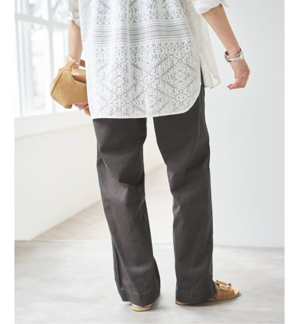 Spick and Span「《WEB限定 / 追加3》ルーズベイカーパンツ」|カーゴ|