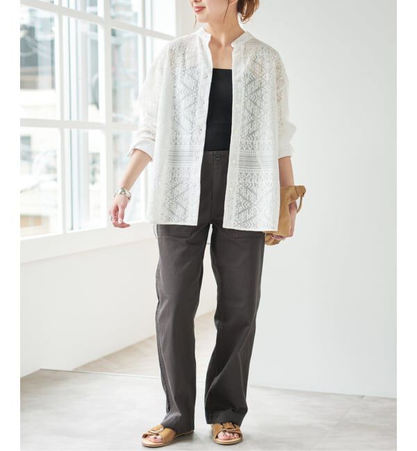 Spick and Span「《WEB限定 / 追加3》ルーズベイカーパンツ」|カーゴ|