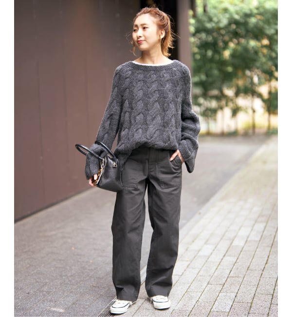 Spick and Span「《WEB限定 / 追加3》ルーズベイカーパンツ」|カーゴ|