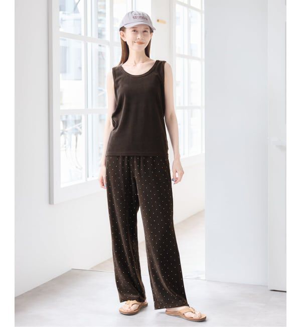 U by SPICK&SPAN「コットンベロアタンクトップ」|タンクトップ|