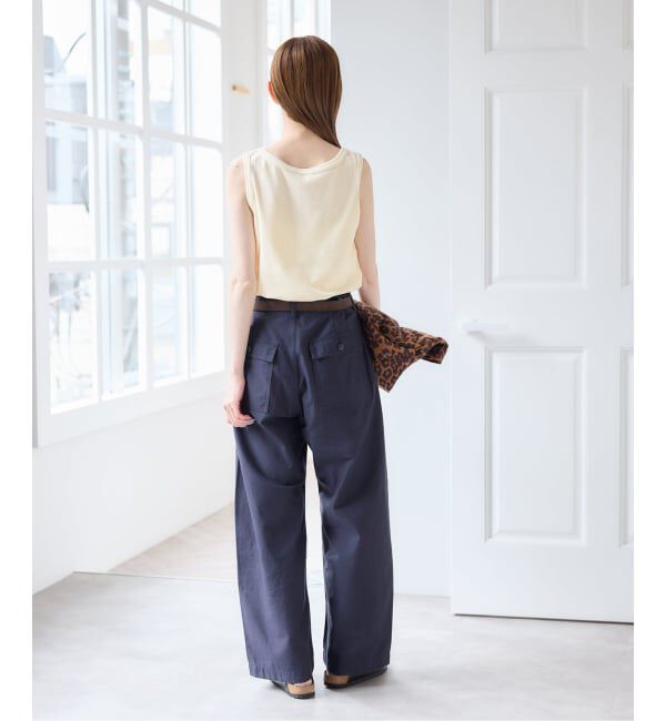 U by SPICK&SPAN「コットンベロアタンクトップ」|タンクトップ|