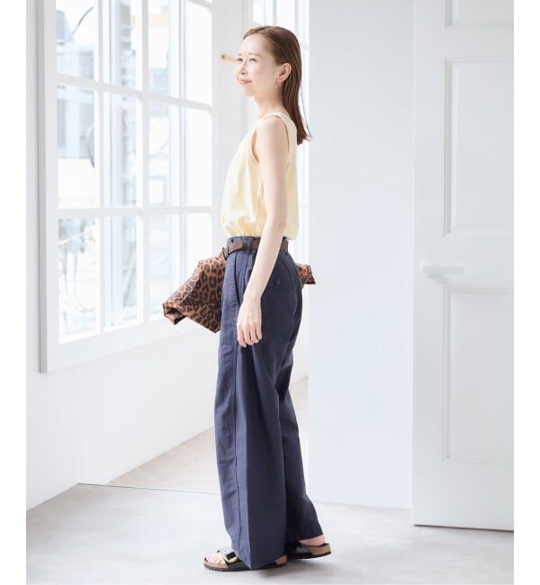 U by SPICK&SPAN「コットンベロアタンクトップ」|タンクトップ|