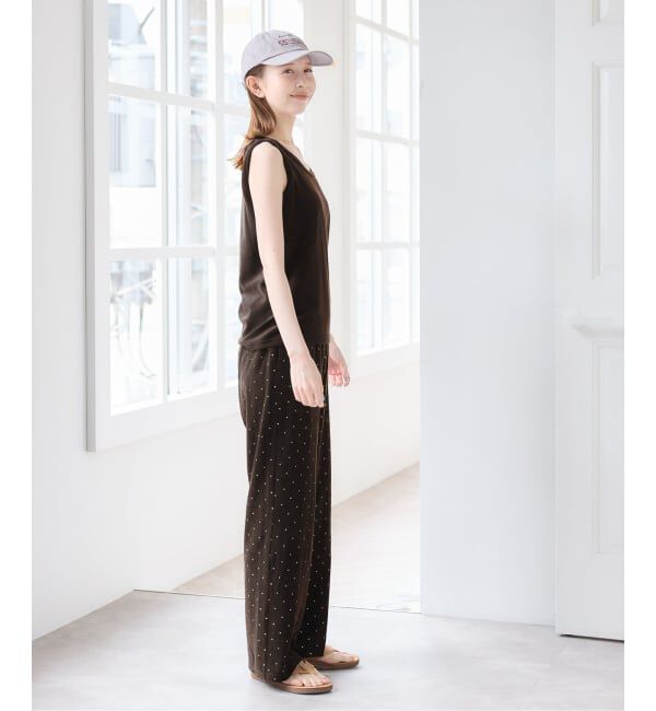 U by SPICK&SPAN「コットンベロアタンクトップ」|タンクトップ|