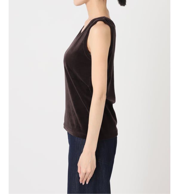 U by SPICK&SPAN「コットンベロアタンクトップ」|タンクトップ|