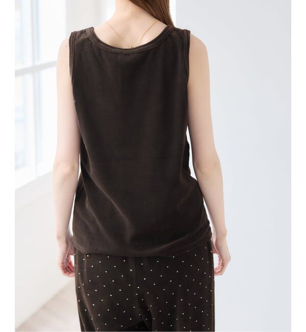 U by SPICK&SPAN「コットンベロアタンクトップ」|タンクトップ|