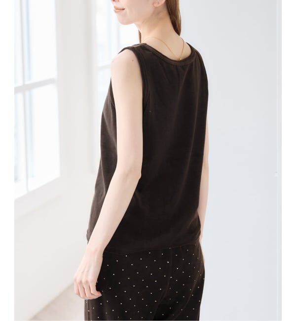 U by SPICK&SPAN「コットンベロアタンクトップ」|タンクトップ|