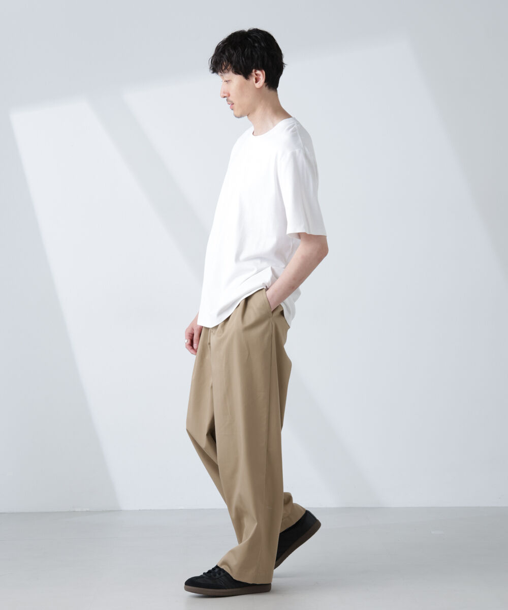 NANO universe「WEB限定/Anti Soaked(R) 汗染み防止 クルーネックレギュラーシルエットTシャツ」|Tシャツ・カットソー|